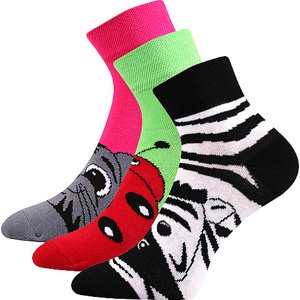 Boma® 3PACK Ponožky Boma Jitulka - mix A Velikost: 39-42 (26-28)