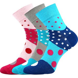 Boma® 3PACK Ponožky Boma Ivana 53 - mix Velikost: 35-38 (23-25)