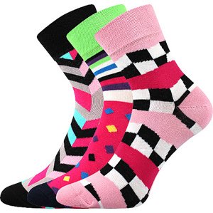 Boma® 3PACK Ponožky Boma Ivana 56 - mix Velikost: 39-42 (26-28)