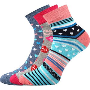 Boma® 3PACK Ponožky Boma Jana 51 - mix A Velikost: 35-38 (23-25)