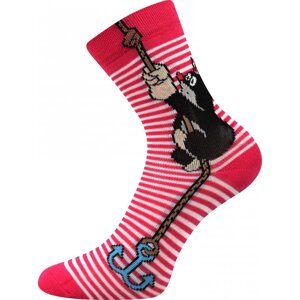 Boma® Ponožky Boma Krtek - kotva-magenta Velikost: 25-29 (17-19)