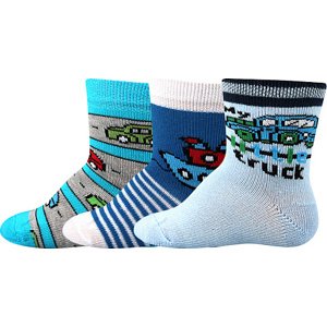Boma® 3PACK Ponožky Boma Bejbik - mix A - kluk Velikost: 14-17 (9-11)