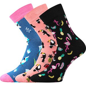 Boma® 3PACK Ponožky Boma Xantipa 66 - mix Velikost: 39-42 (26-28)