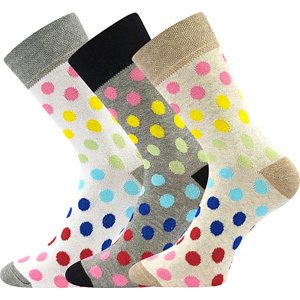Boma® 3PACK Ponožky Boma Ivana 60 - mix B Velikost: 39-42 (26-28)
