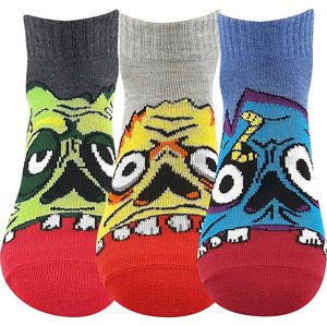 Boma® 3PACK Ponožky Boma Zombik - mix A Velikost: 39-42 (26-28)