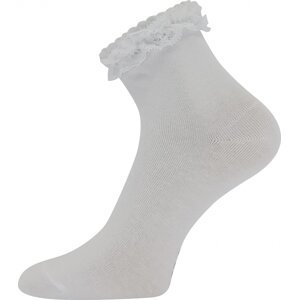 Boma® Ponožky Boma Krajik - bílá Velikost: 30-34 (20-22)