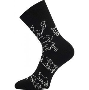 Boma® Ponožky Boma Kočkana - černá Velikost: 39-42 (26-28)