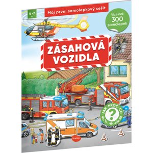 Můj první samolepkový sešit – ZÁSAHOVÁ VOZIDLA