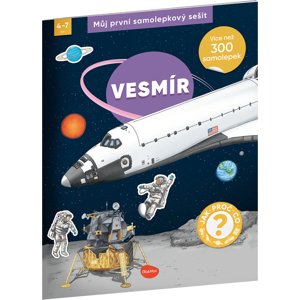 ELLA & MAX Můj první samolepkový sešit – VESMÍR