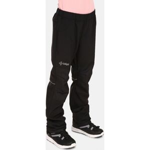 Dětské softshellové kalhoty Kilpi RIZO-J Black Velikost: 146