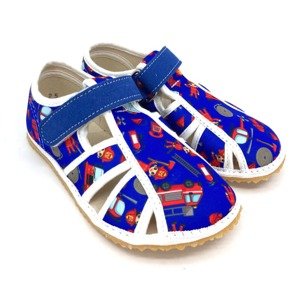 Barefoot papuče Jonap Home New Modrý hasič Velikost: 32, Vnitřní délka boty: 21,0 cm, Vnitřní šířka boty: 7,8 cm