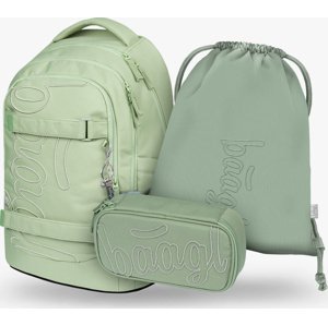 BAAGL SET 3 Skate max Mentol: batoh, penál, sáček