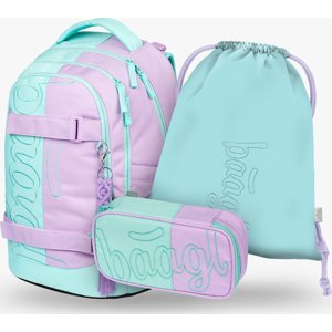 BAAGL SET 3 Skate max Sweet: batoh, penál, sáček
