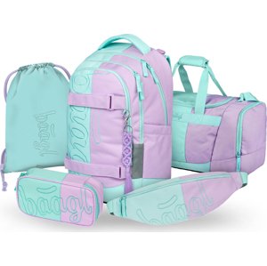 BAAGL SET 5 Skate max Sweet: batoh, penál, sáček, sportovní taška, ledvinka