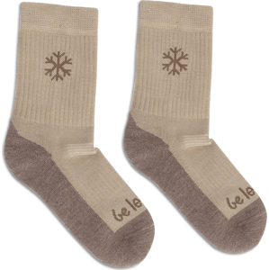BeLenka Dětské barefootové ponožky Be Lenka Kids - Crew - Merino Wool - Beige Velikost: 31-34