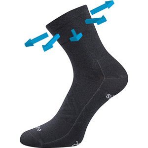 VoXX® Ponožky VoXX Baeron - tm.šedá Velikost: 39-42 (26-28)