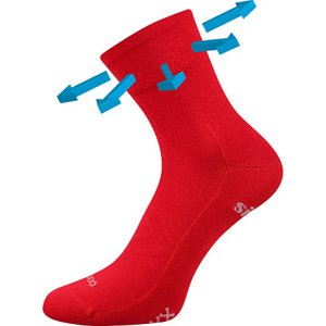 VoXX® Ponožky VoXX Baeron - červená Velikost: 39-42 (26-28)