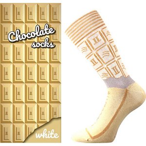 Lonka® Ponožky Lonka Chocolate - white Velikost: 42-45 (28-30)