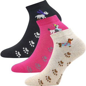 Boma® 3PACK Ponožky Boma Piki 72 - mix A Velikost: 39-42 (26-28)