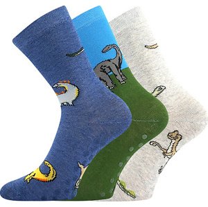 Boma® 3PACK Ponožky Boma Filip 07 ABS - mix A - kluk Velikost: 20-24 (14-16)