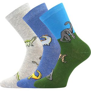 Boma® 3PACK Ponožky Boma 057-21-43 16/XVI - mix A - kluk Velikost: 20-24 (14-16)