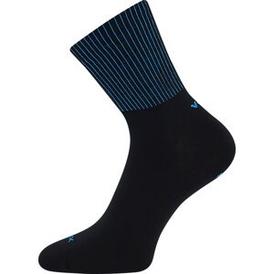 VoXX® Ponožky VoXX Molly - černá/tyrkys Velikost: 39-42 (26-28)