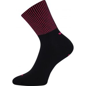 VoXX® Ponožky VoXX Molly - černá/růžová Velikost: 39-42 (26-28)