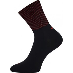 VoXX® Ponožky VoXX Molly - černá/červená Velikost: 39-42 (26-28)