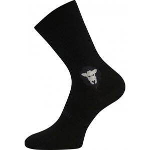 VoXX® Ponožky VoXX Barefootan merino - černá Velikost: 47-50 (32-34)