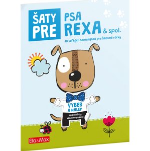 ELLA & MAX Šaty pre PSA REXA ─ Kniha samolepiek
